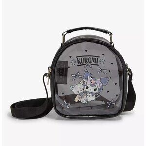 Kuromi Bear Transparent Crossbody Bag - NEW